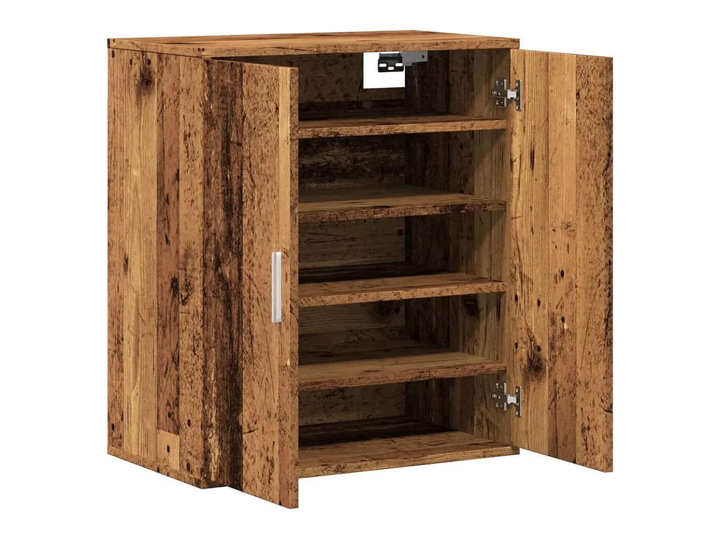 Zapatero de madera antiguo 60x35x70 cm madera contrachapada