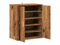 Zapatero de madera antiguo 60x35x70 cm madera contrachapada