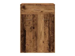Zapatero de madera antiguo 60x35x84 cm madera contrachapada
