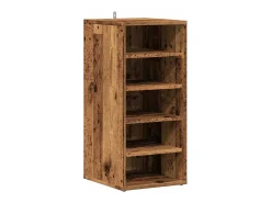 Zapatero de madera antiguo 32x35x70 cm madera contrachapada