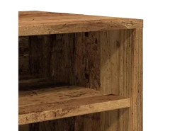 Zapatero de madera antiguo 32x35x70 cm madera contrachapada