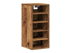 Zapatero de madera antiguo 32x35x70 cm madera contrachapada