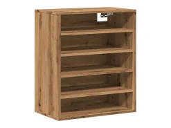 Zapatero de madera de ingeniería de roble hecho a mano