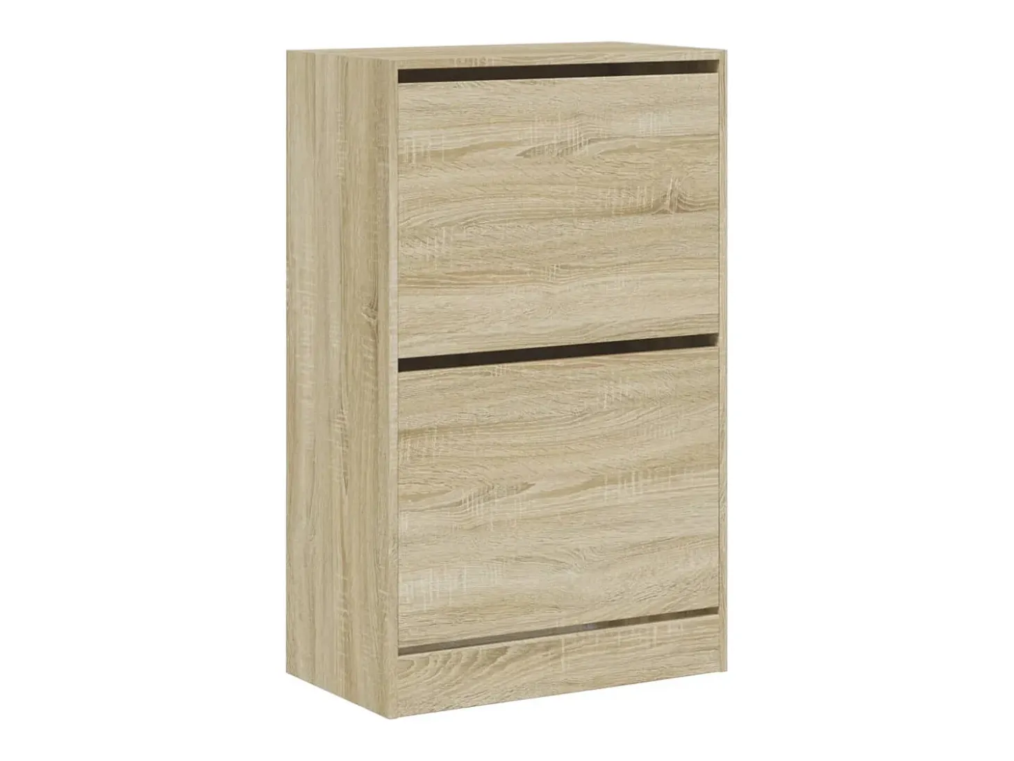 Zapatero de madera de ingeniería roble Sonoma 60x34x96,5 cm ES163028