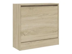 Zapatero de madera de ingeniería roble Sonoma 60x21x57 cm ES739308