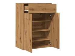 Zapatero de madera de ingeniería de roble hecho a mano