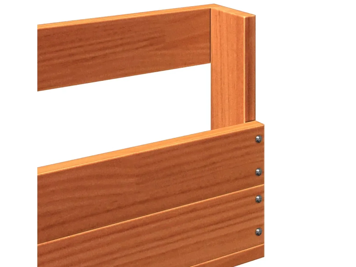 Zapatero de pared 2 uds cera marrón 110x8,5x23,5 cm