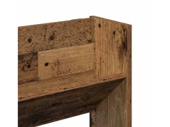 Zapatero de pared, madera vieja, 80x18x90 cm