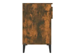Zapatero de roble ahumado 102x36x60 cm Madera de ingeniería