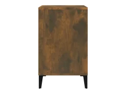 Zapatero de roble ahumado 102x36x60 cm Madera de ingeniería