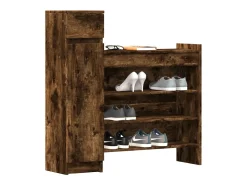 Zapatero de roble ahumado de madera de ingeniería