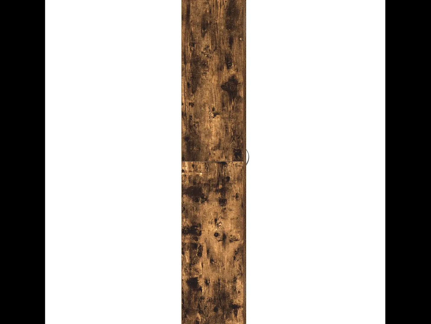 Zapatero de roble ahumado 80x35,5x180 cm Madera de ingeniería
