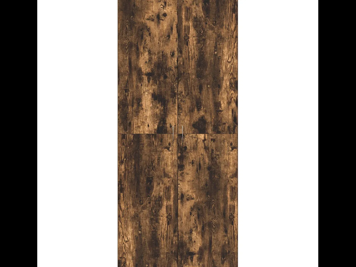 Zapatero de roble ahumado 80x35,5x180 cm Madera de ingeniería