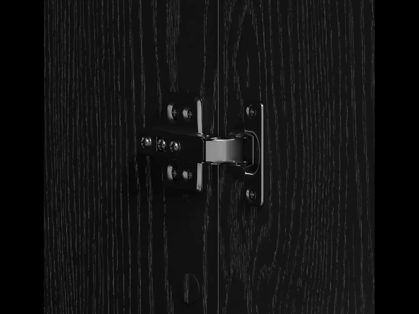 Zapatero de Roble Negro 80x39x180 cm Madera Reconstituida