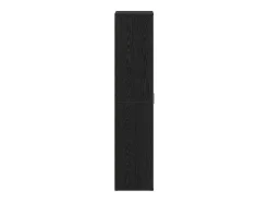 Zapatero de Roble Negro 80x39x180 cm Madera Reconstituida