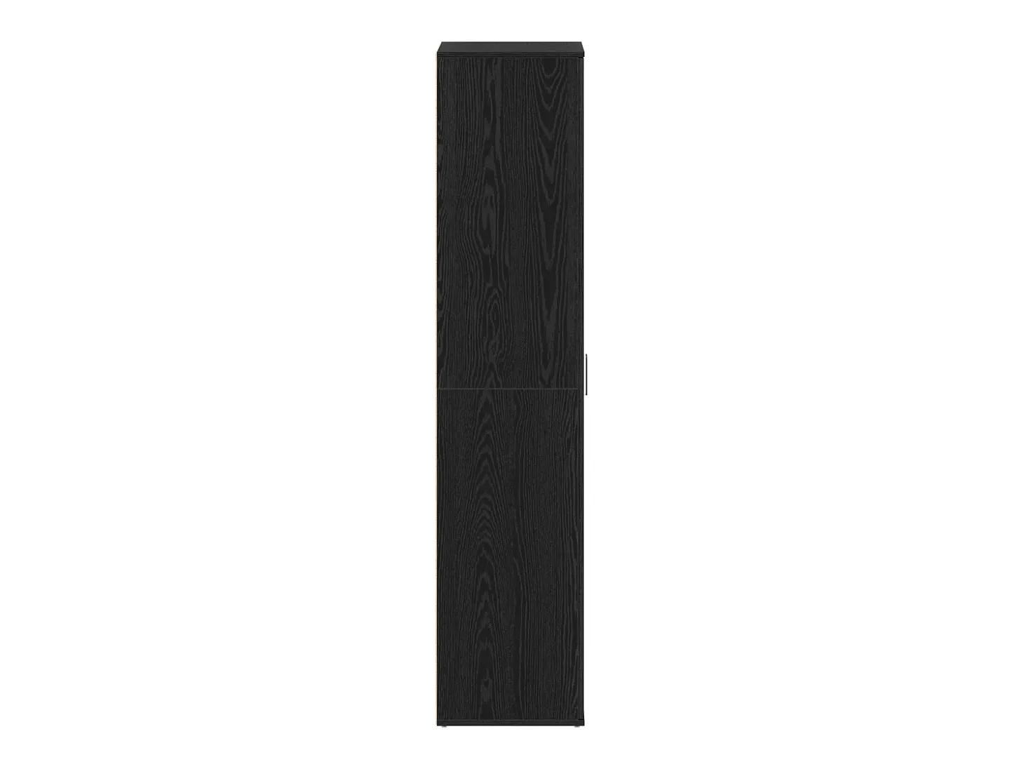 Zapatero de Roble Negro 80x39x180 cm Madera Reconstituida