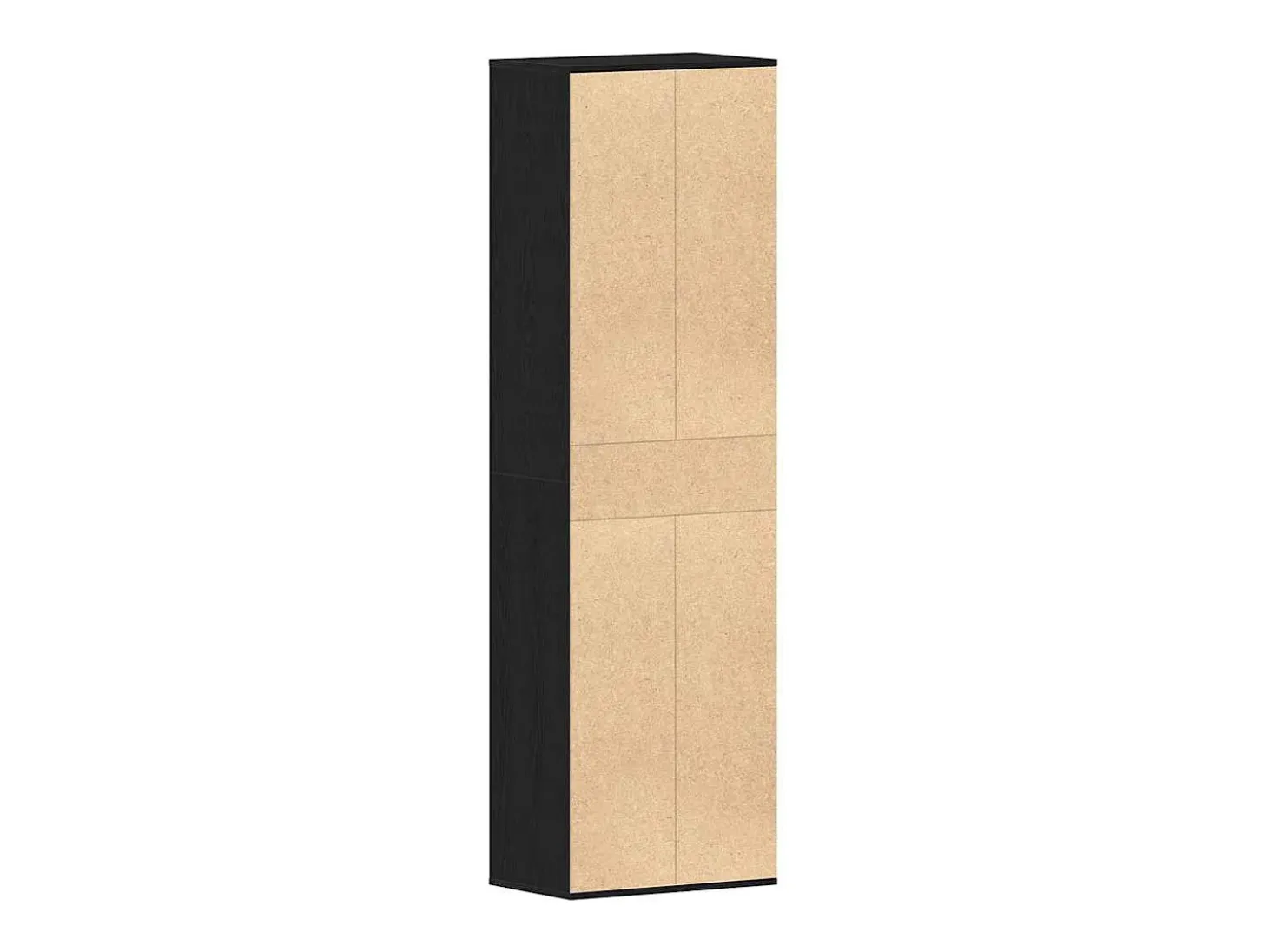 Zapatero de roble negro 54x34x183 cm madera de ingeniería