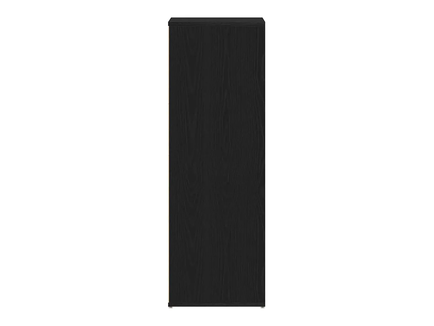 Zapatero de roble negro 54x34x100,5 cm madera de ingeniería