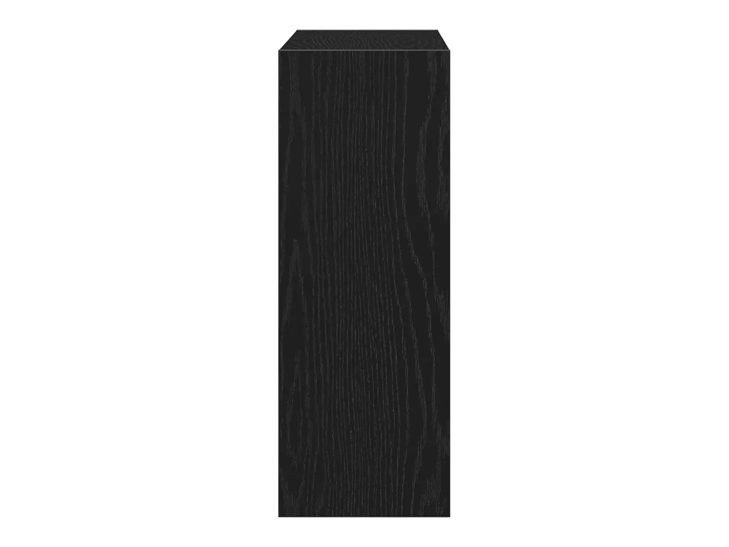 Zapatero de roble negro 60x21x57 cm Madera de ingeniería