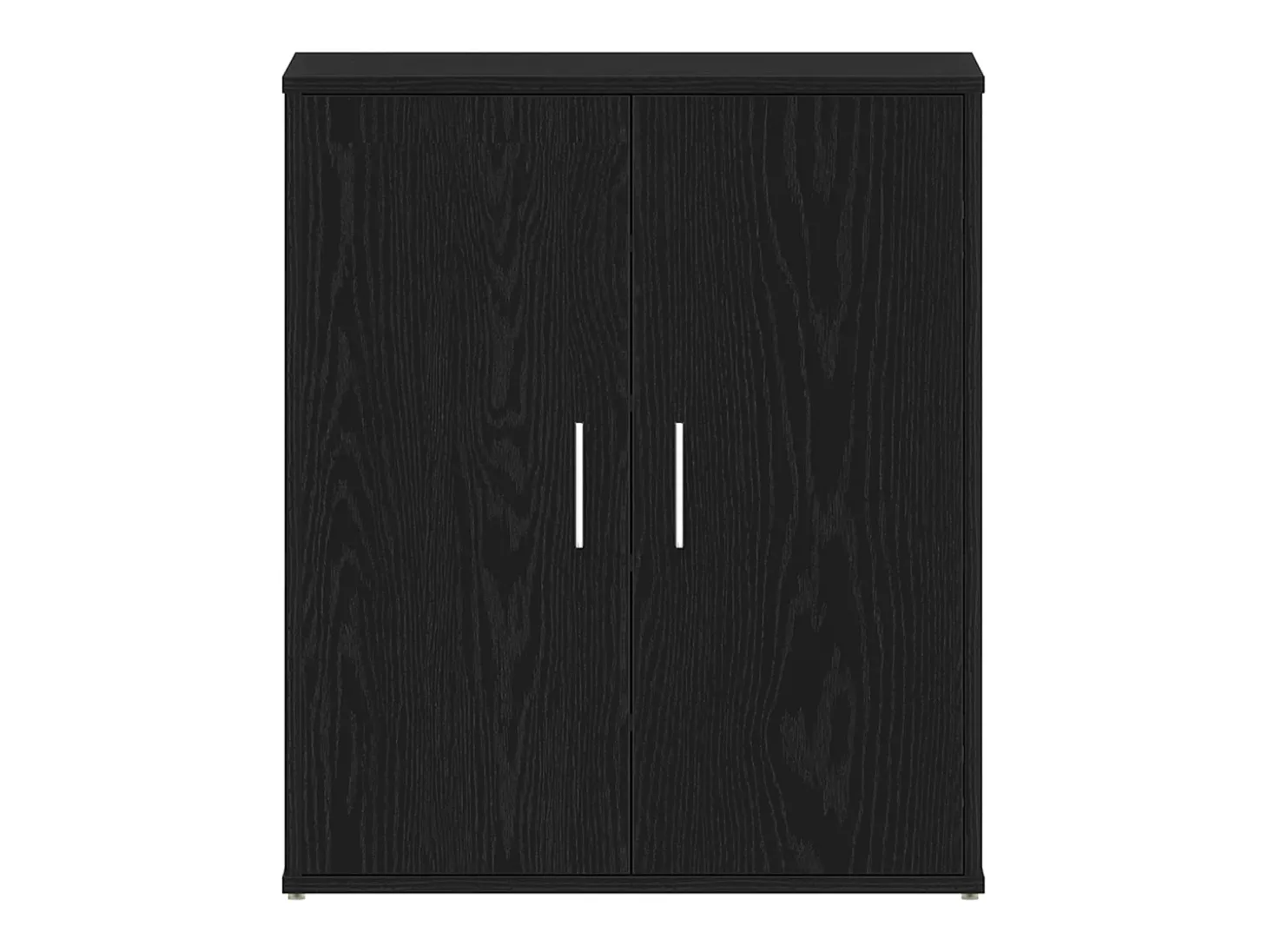 Zapatero de roble negro 60x35x70 cm fabricado en madera de ingeniería