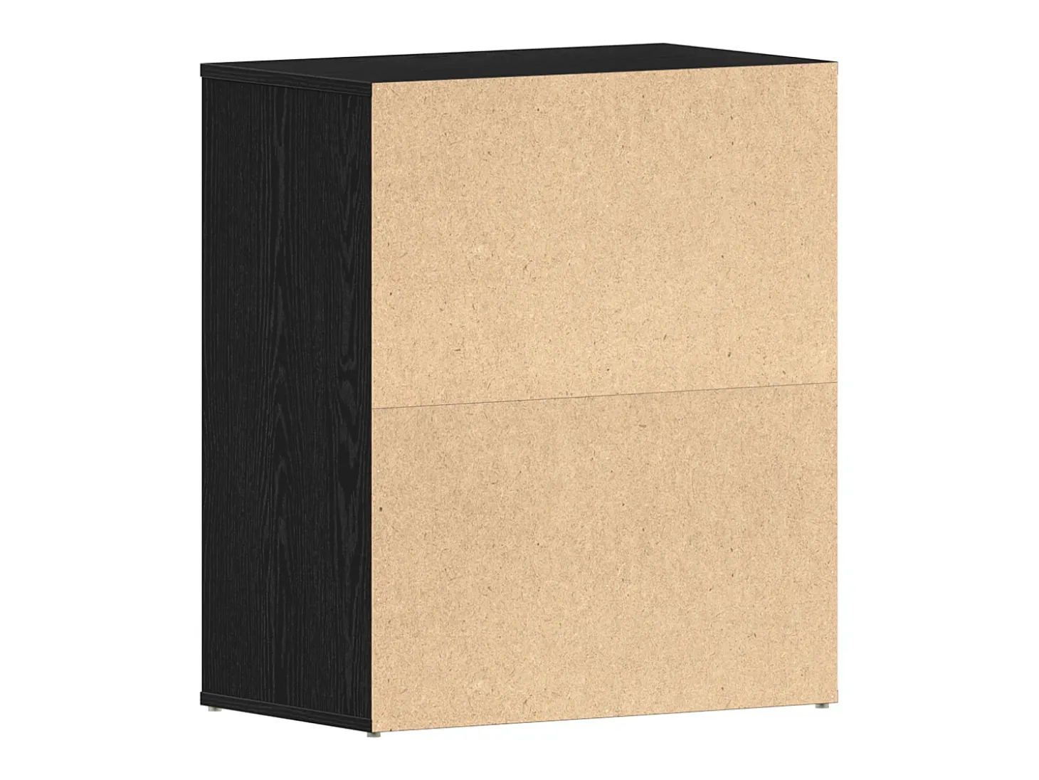 Zapatero de roble negro 60x35x70 cm fabricado en madera de ingeniería