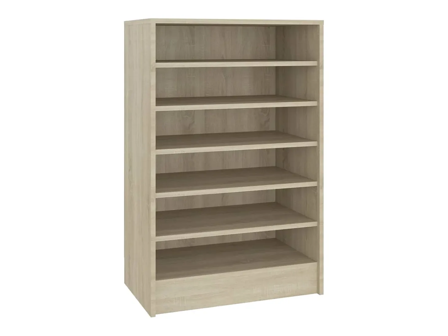 Zapatero de roble Sonoma 60x35x92 cm Madera de ingeniería