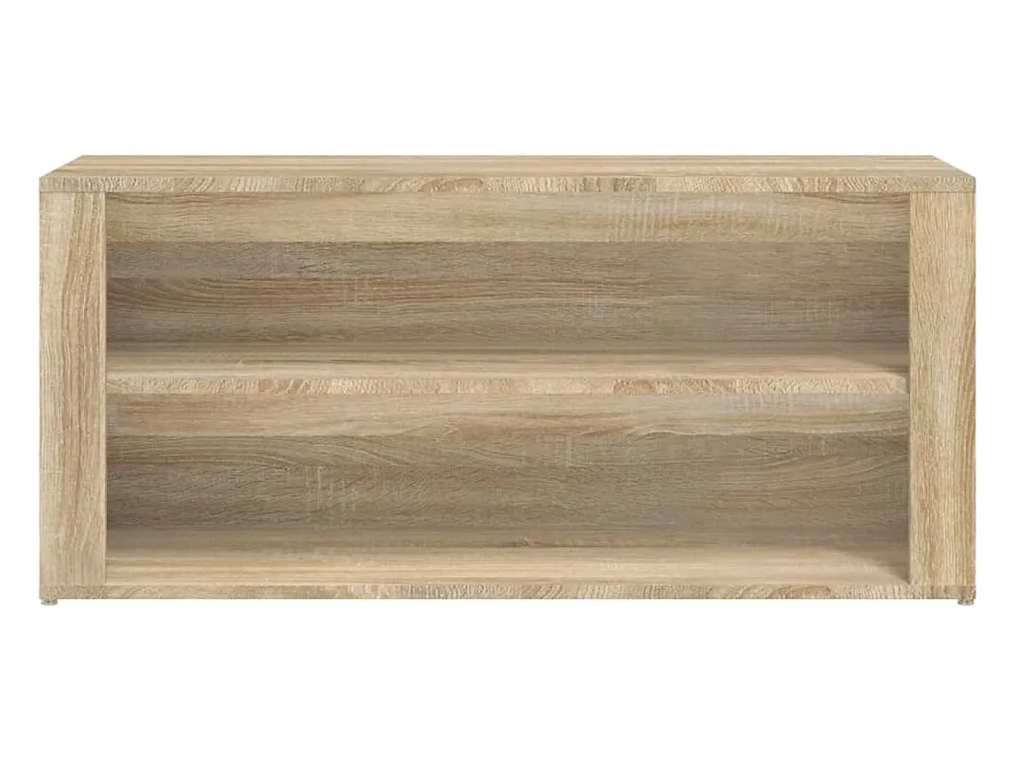 Zapatero de roble Sonoma 100x35x45cm Madera de ingeniería
