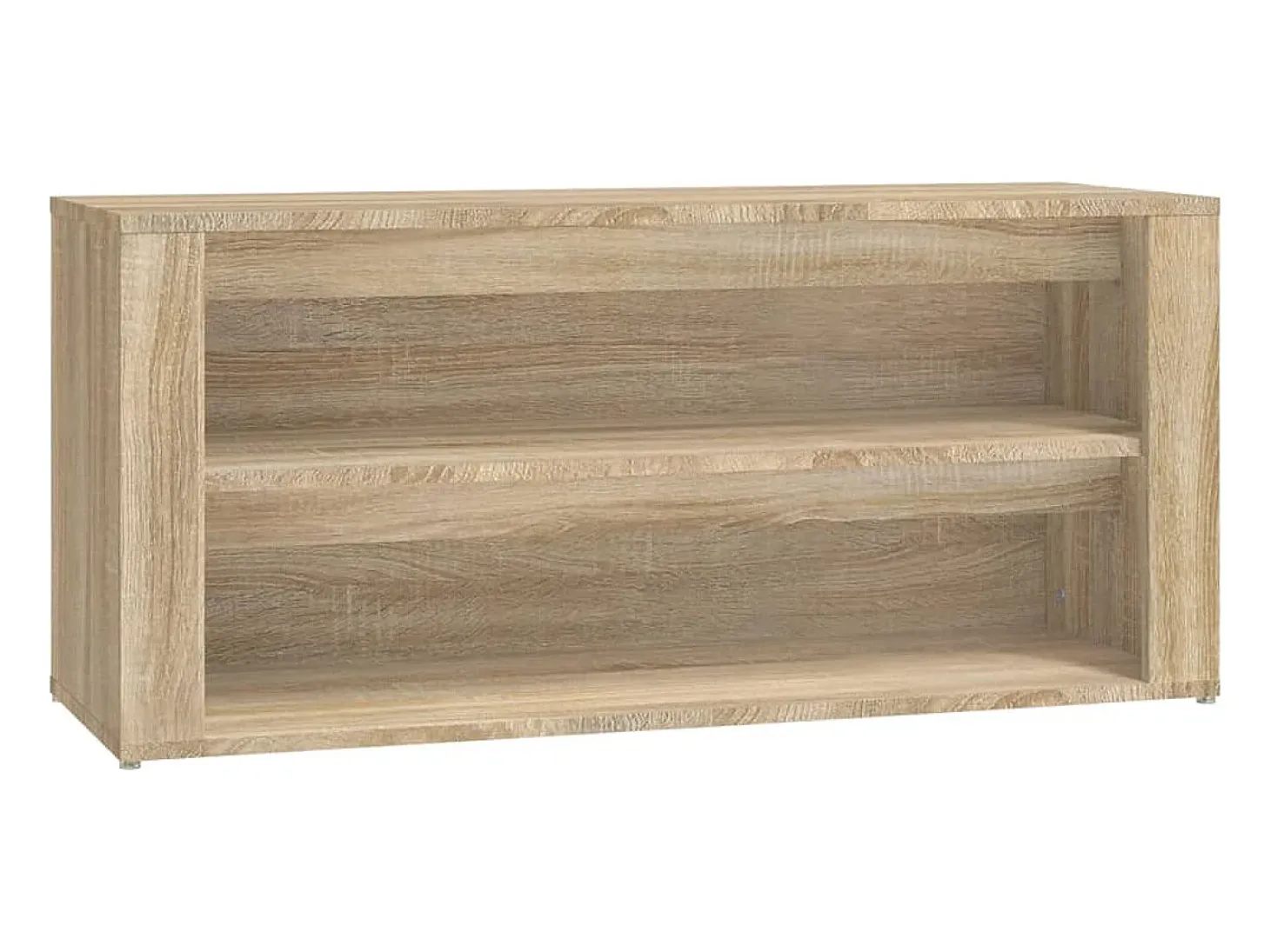 Zapatero de roble Sonoma 100x35x45cm Madera de ingeniería