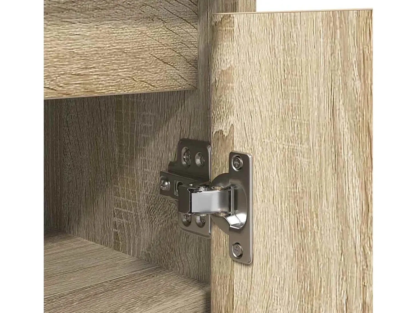 Zapatero de roble Sonoma 57x34x76 cm madera de ingeniería