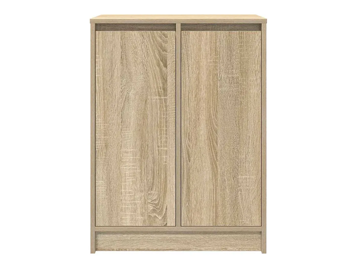 Zapatero de roble Sonoma 57x34x76 cm madera de ingeniería