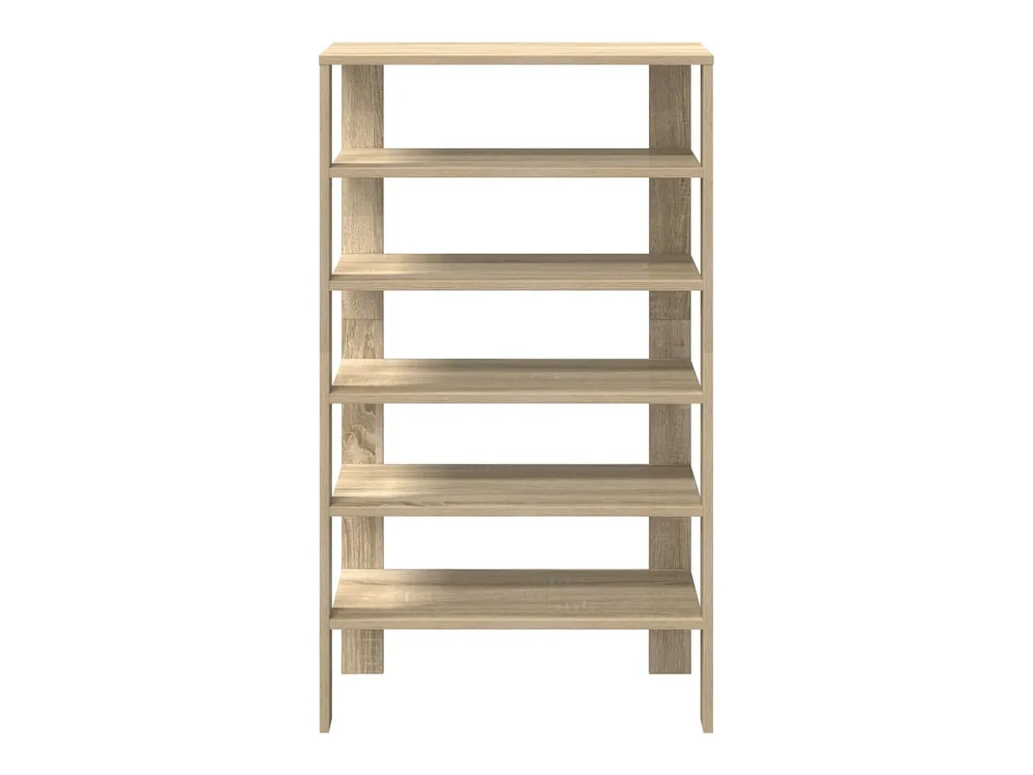Zapatero de roble Sonoma 61x32x105cm madera de ingeniería
