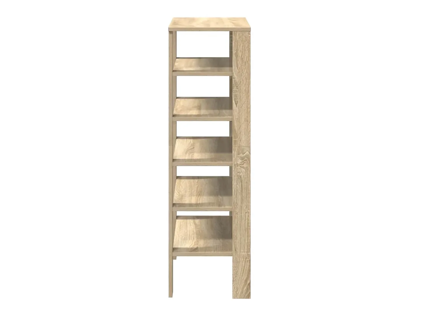 Zapatero de roble Sonoma 61x32x105cm madera de ingeniería