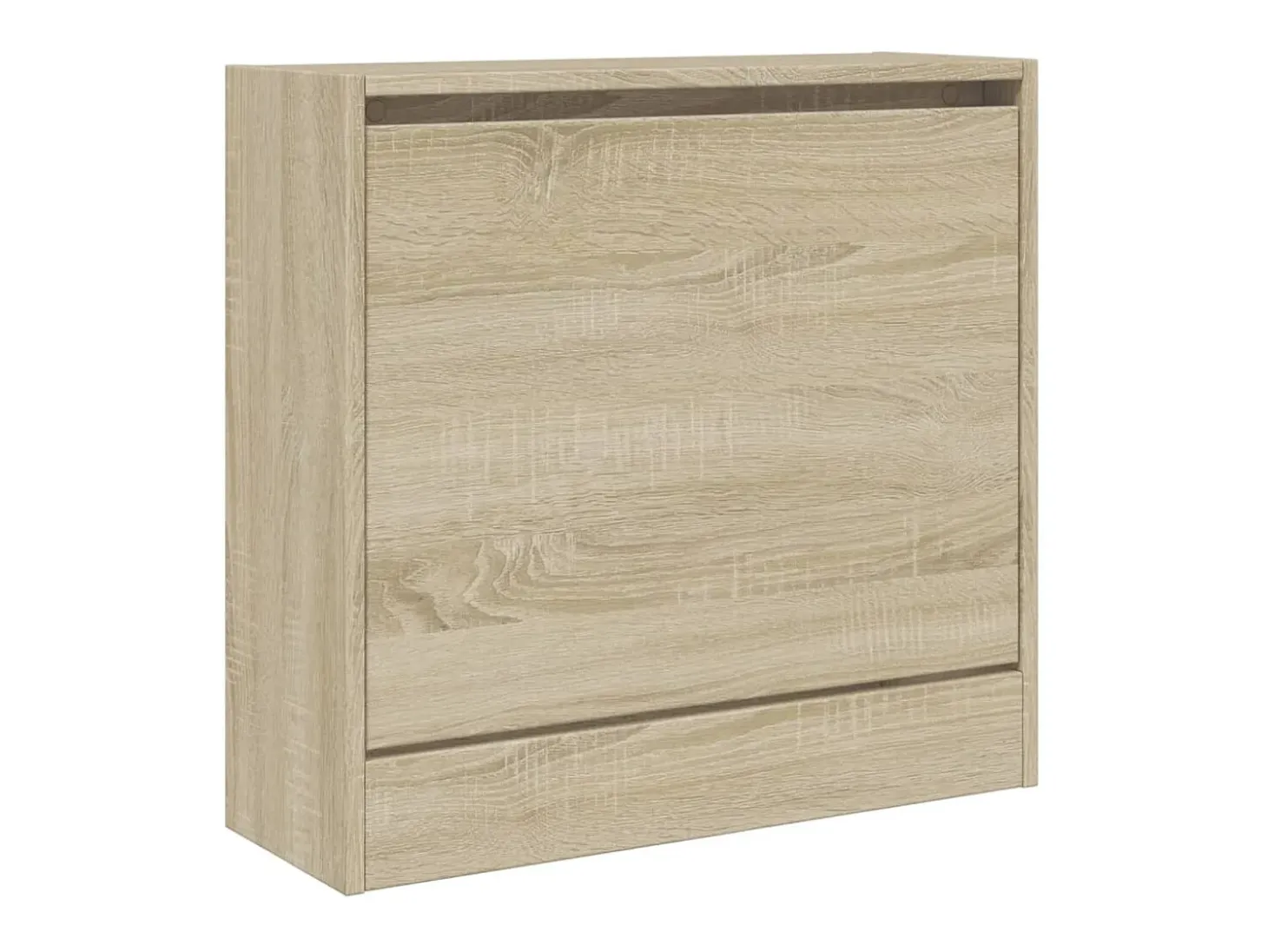 Zapatero de roble Sonoma 60x21x57 cm madera de ingeniería