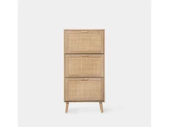 Zapatero estrecho de Fibra natural Natural 129 x 64- Tahiti