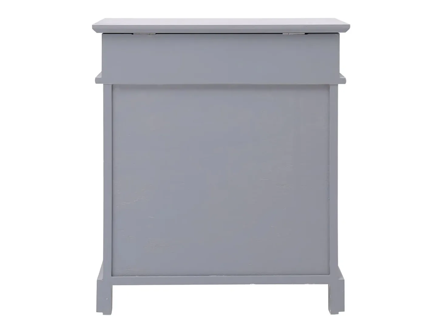 Zapatero gris 50 x 28 x 58 cm madera de paulownia