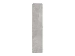 Zapatero gris hormigón 59x17x81 cm Madera de ingeniería