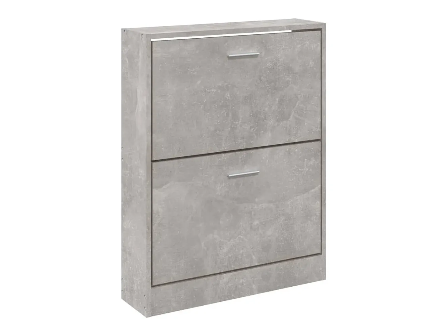 Zapatero gris hormigón 59x17x81 cm Madera de ingeniería