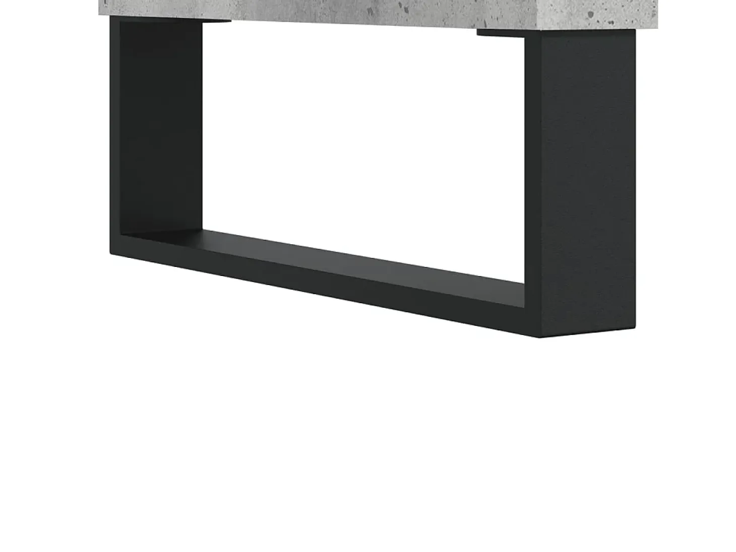 Zapatero gris hormigón 102x36x60 cm Madera de ingeniería