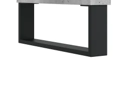 Zapatero gris hormigón 102x36x60 cm Madera de ingeniería
