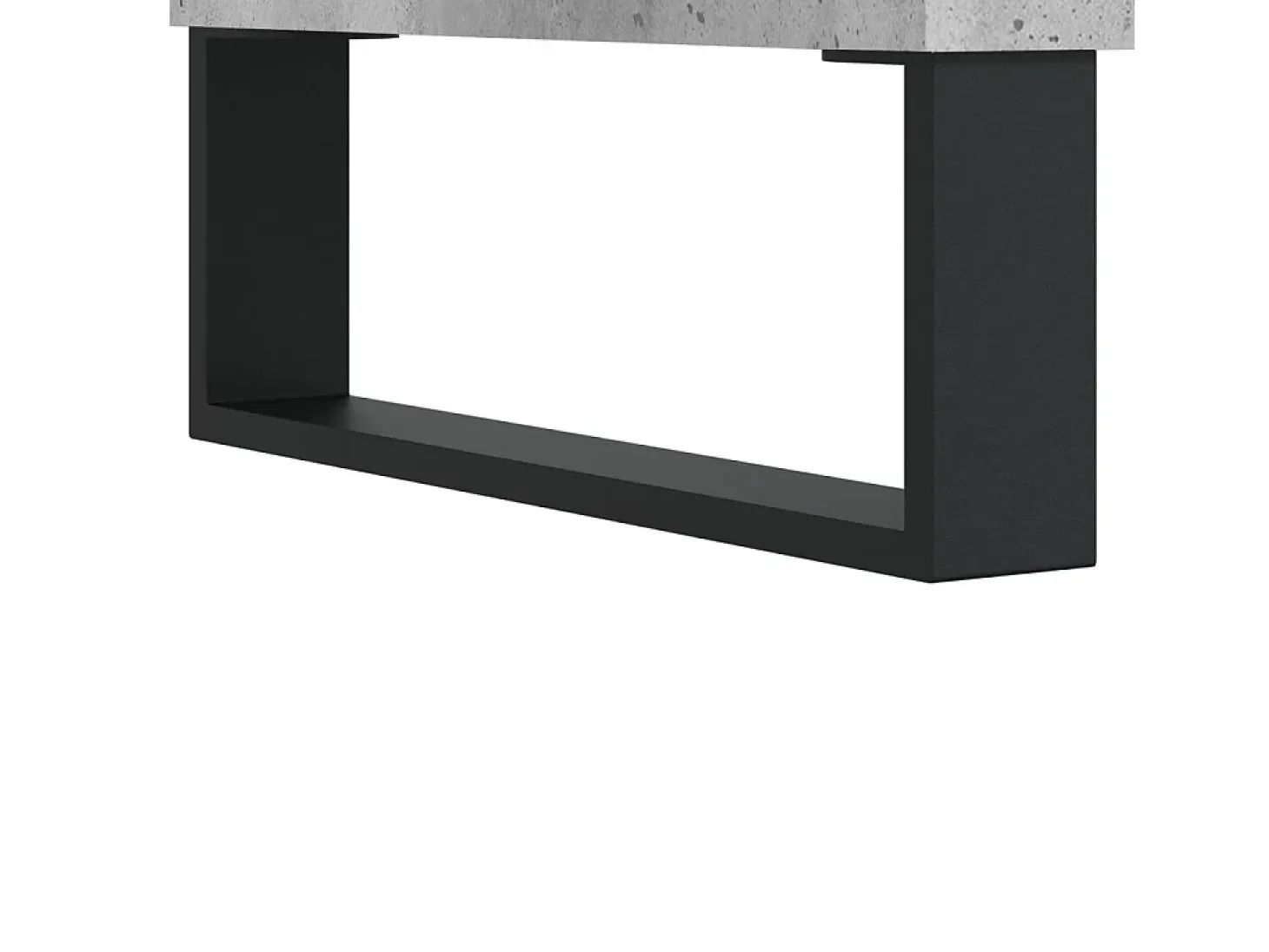 Zapatero gris hormigón 102x36x60 cm Madera de ingeniería