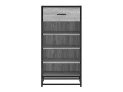 Zapatero gris Sonoma 48x38x97,5 cm madera de ingeniería