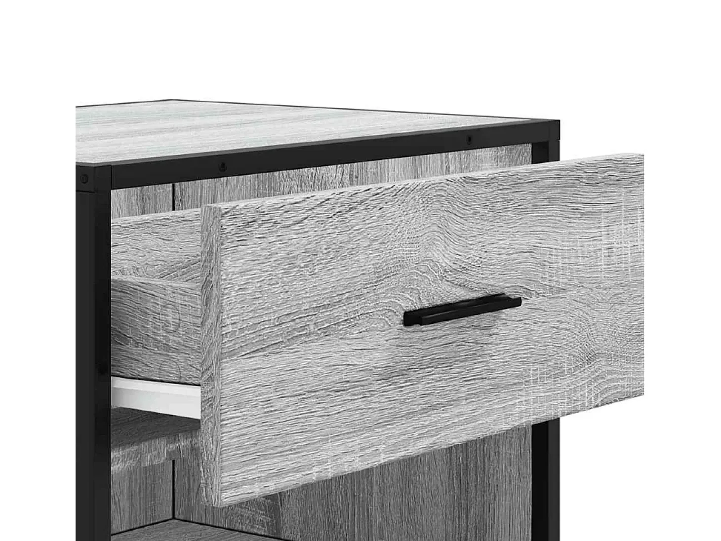 Zapatero gris Sonoma 48x38x97,5 cm madera de ingeniería
