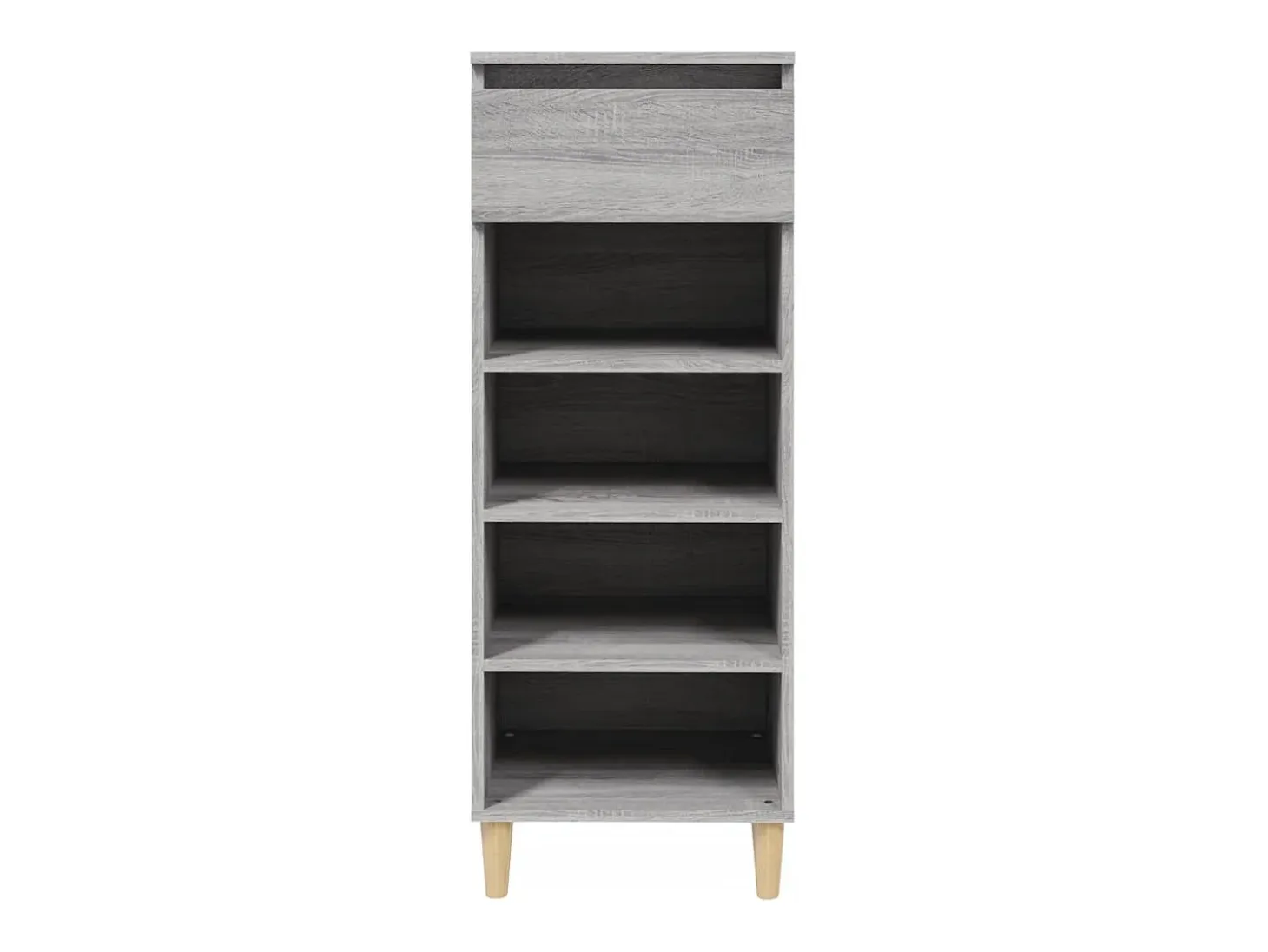 Zapatero gris Sonoma 40x36x105 cm Madera de ingeniería