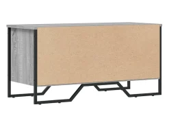 Zapatero gris Sonoma 90x38x45,5cm madera de ingeniería