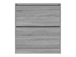 Zapatero gris Sonoma 80x21x87,5cm madera de ingeniería
