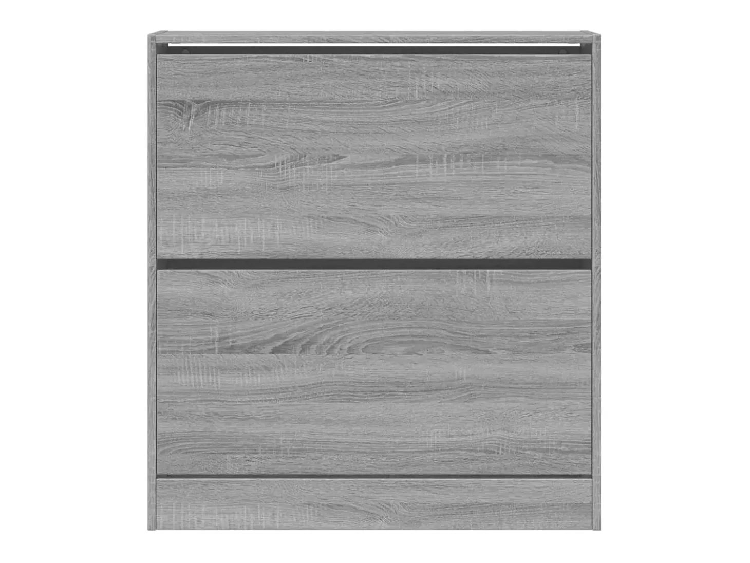 Zapatero gris Sonoma 80x21x87,5cm madera de ingeniería