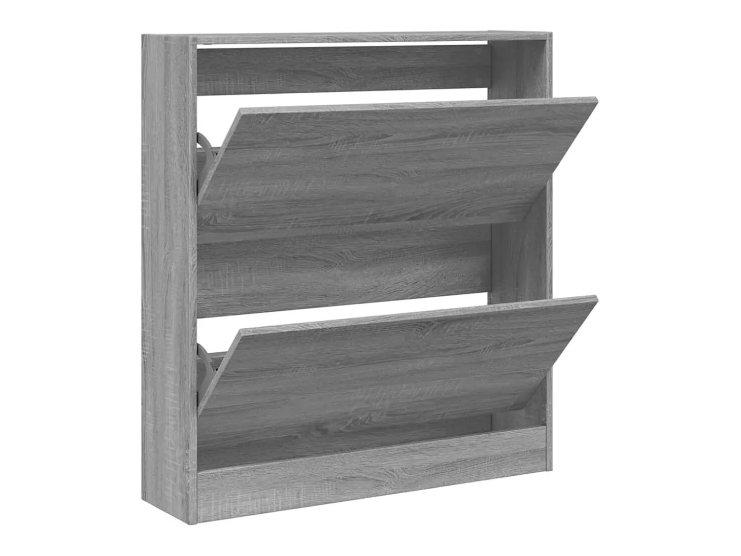 Zapatero gris Sonoma 80x21x87,5cm madera de ingeniería