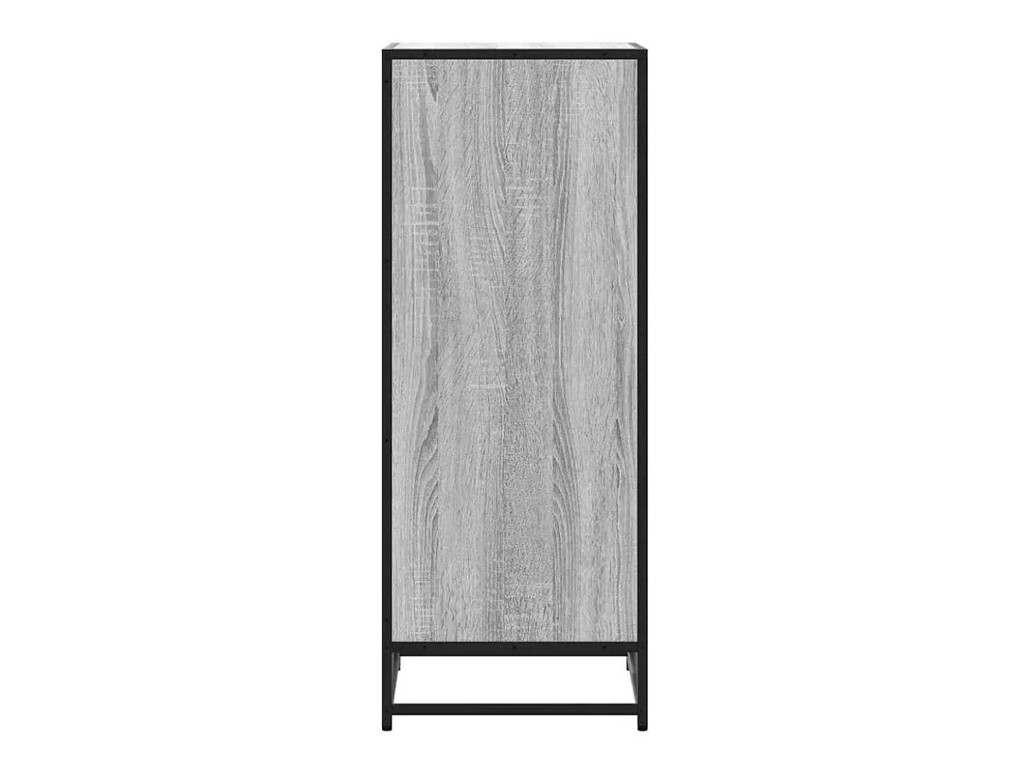 Zapatero gris Sonoma 48x38x97,5cm madera de ingeniería