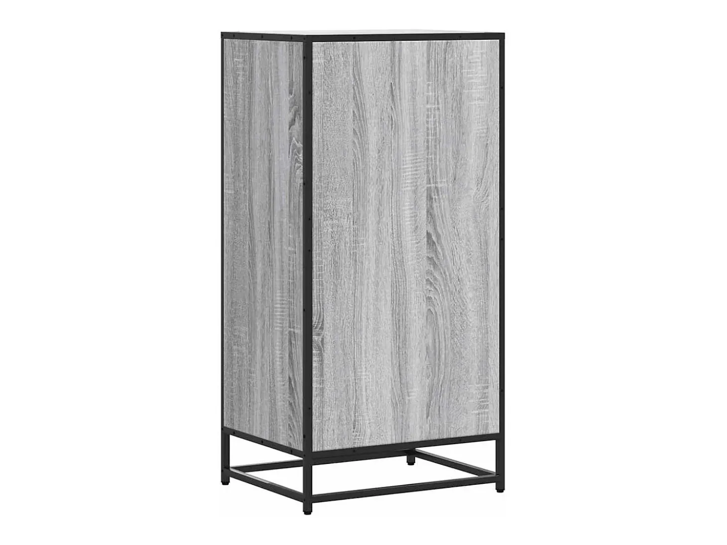 Zapatero gris Sonoma 48x38x97,5cm madera de ingeniería