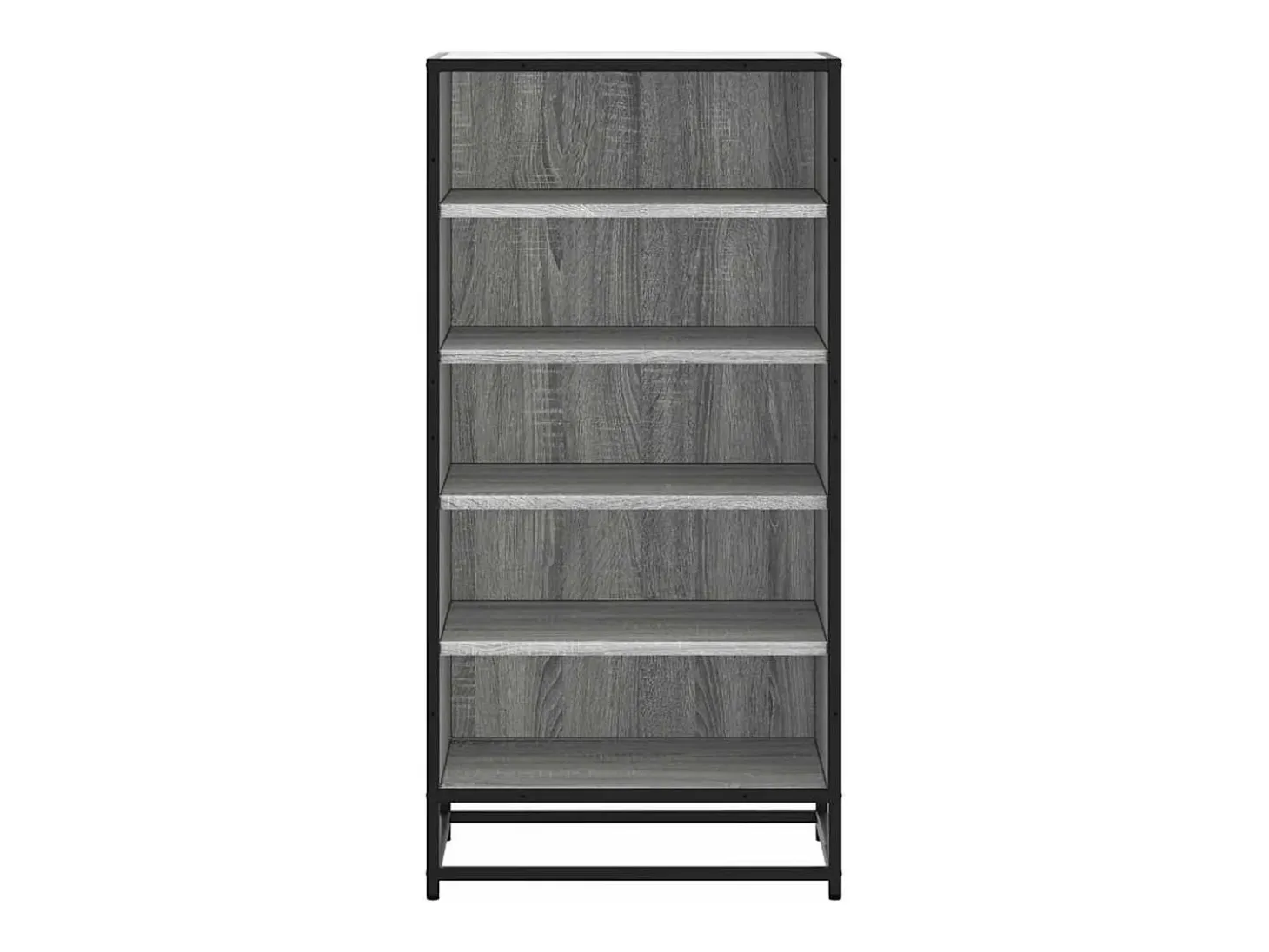 Zapatero gris Sonoma 48x38x97,5cm madera de ingeniería